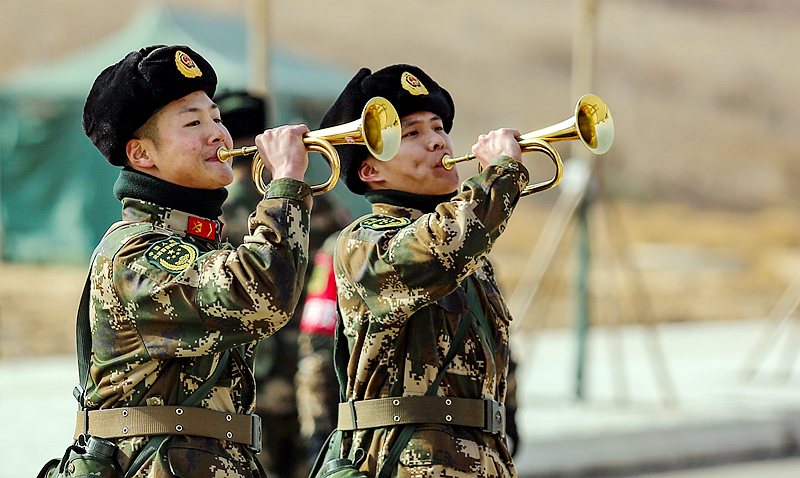 開訓！武警甘肅省總隊拉開新年度軍事訓練戰幕（組圖）