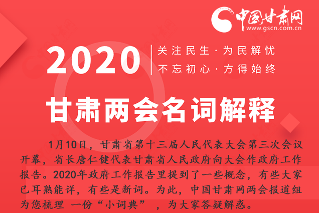 2020甘肅兩會|漲知識！政府工作報告23個新名詞，最全解釋來了