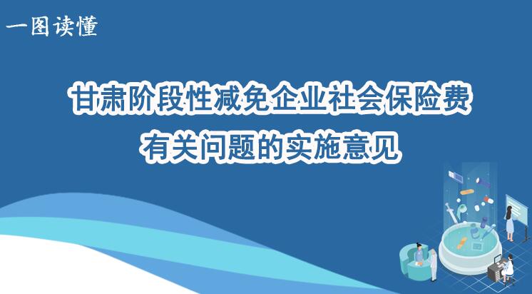 一圖讀懂甘肅階段性減免企業(yè)社會(huì)保險(xiǎn)費(fèi)有關(guān)問(wèn)題的實(shí)施意見(jiàn)