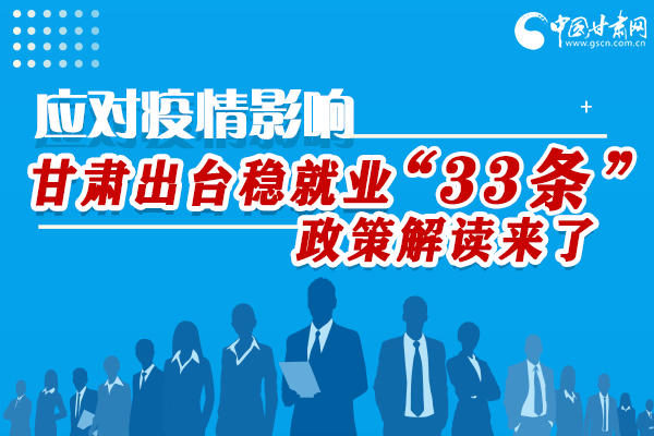 一圖讀懂|甘肅出臺進一步穩定和促進就業若干政策措施  