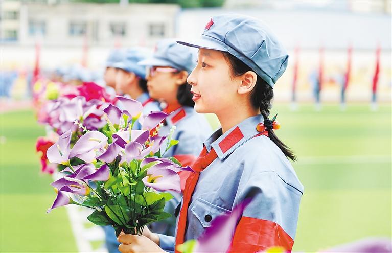 甘肅教育丨“小小軍運會” 傳承紅色基因