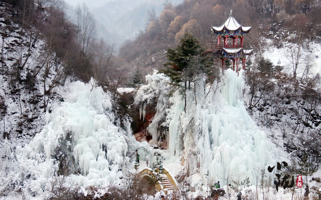 【小隴畫報(bào)·107期】渭河源頭探奇景 粉妝玉砌若仙境