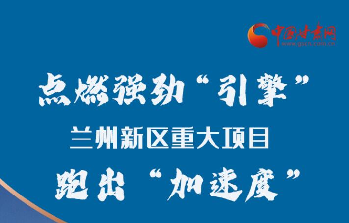 長圖|點燃強勁“引擎”蘭州新區重大項目跑出“加速度”