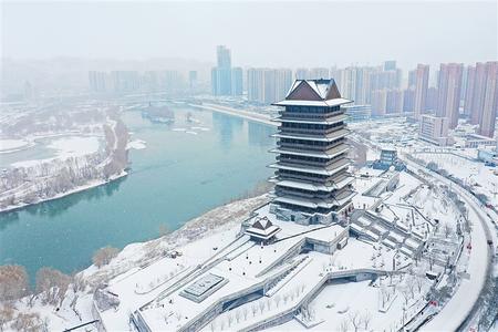 蘭州市迎來立春以來的第一場降雪