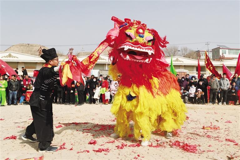 舞社火走進蘭州河口古鎮感受民俗年味