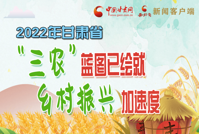 圖解丨2022年甘肅省“三農”藍圖已繪就 鄉村振興加速度