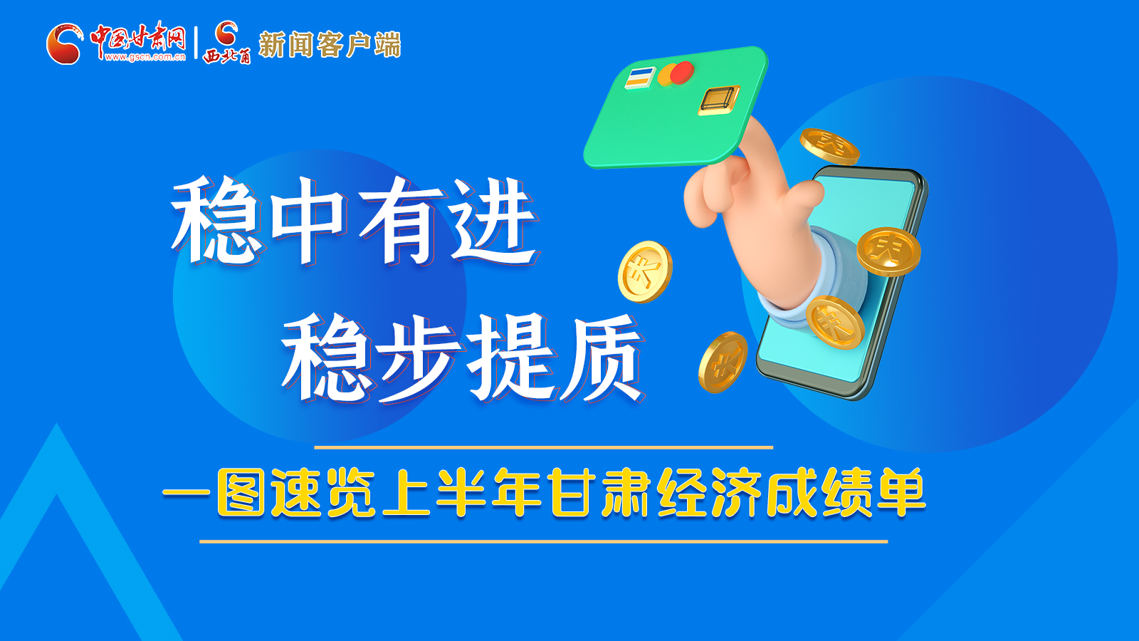 長圖丨穩中有進 穩步提質 一圖速覽上半年甘肅經濟成績單