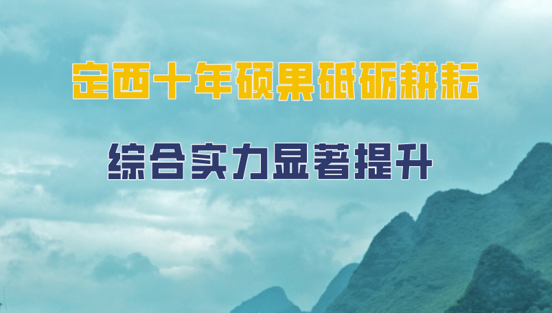 我們這十年·甘肅丨定西十年碩果砥礪耕耘 綜合實力顯著提升